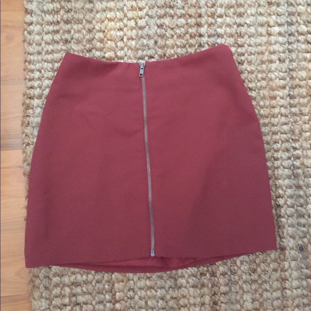 Rust colored skirt